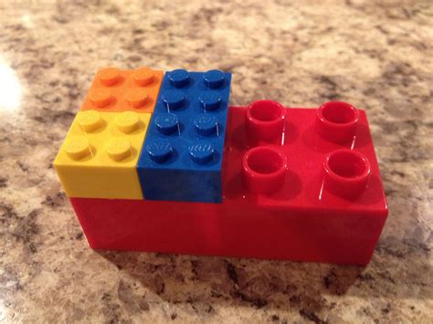 I just learned that Duplo Legos are compatible with the standard size. Who knew? I'm so glad I ...