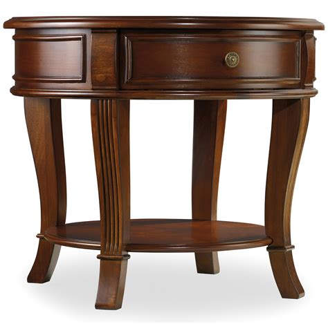 Hamilton Home Brookhaven Round End Table with One Drawer - Rotmans ...