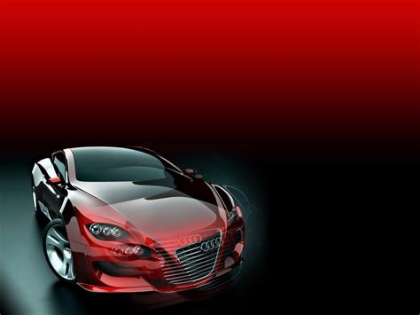 Sport Car Design Background For PowerPoint - Car and Transportation PPT Templates