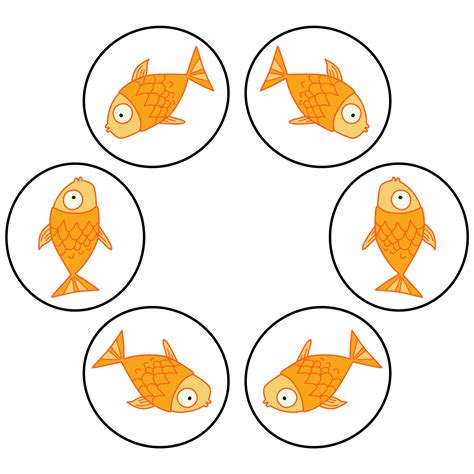 Six Golden Fish Free Stock Photo - Public Domain Pictures