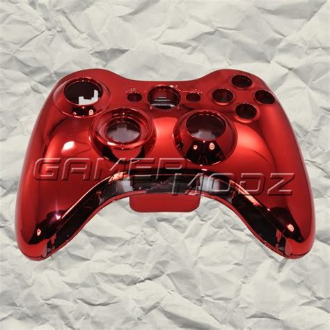 Red Chrome XBOX 360 Controller Shell - Controller Mod | Xbox 360 ...