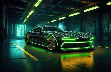 Neon Sport Green Car Picture And HD Photos | Free Download On Lovepik