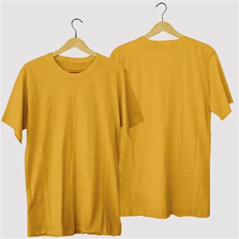 KUNING EMAS Kaos Pendek | Tee shirt print, T shirt painting, Shirt mockup