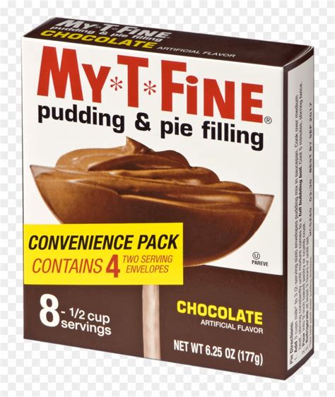 My*t*fine Chocolate Cooked Pudding - My T Fine Pudding, HD Png Download - 1024x928(#6393225 ...