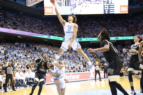 UNC Men's Basketball Uses Sizzling Second Half to Put Away Wake Forest ...