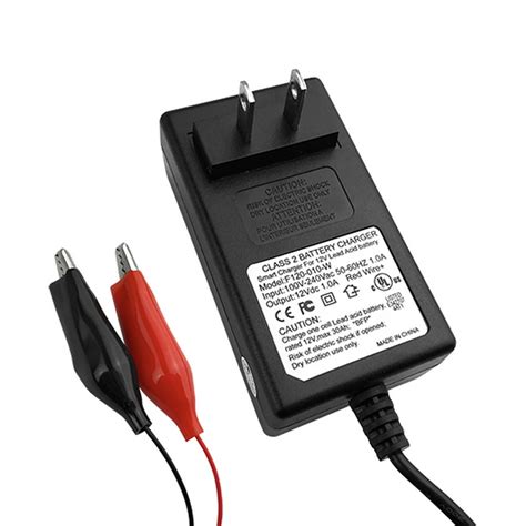 12 Volt 1 Amp Hour Sealed Lead Acid SLA Battery Charger - Walmart.com - Walmart.com