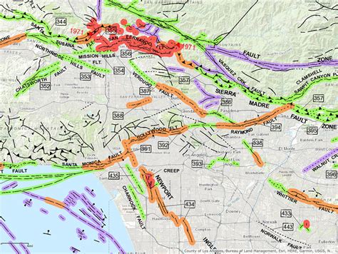 Los Angeles Earthquake Fault Map | Porn Sex Picture