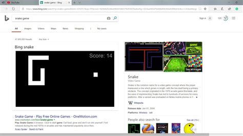 Bing Snake (Snake Game) - YouTube