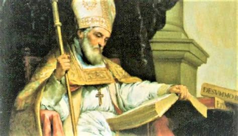 Saint April 4 : St. Isidore of Seville a Bishop of Spain and Patron of the Internet with Prayer