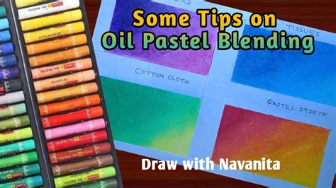 How to blend with Oil Pastels// Oil Pastel Blending Techniques//Oil pastel blending tips - YouTube