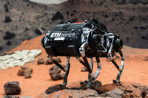 SpaceBok, a jumping robot built to explore the moon, Mars and asteroids