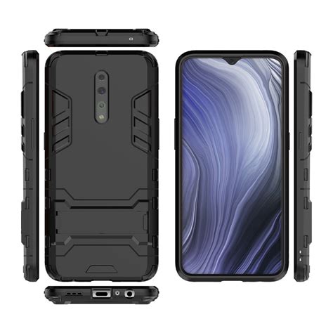 Slim Armour Tough Shockproof Case for Oppo Reno Z (Black)