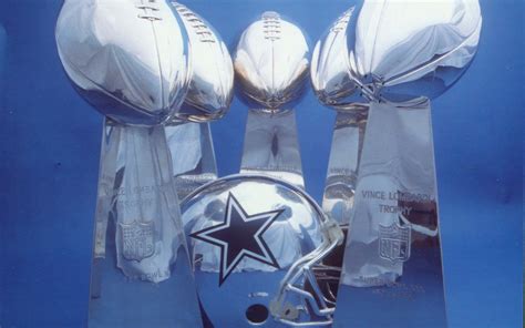 Dallas Cowboys Super Bowl Trophies Wallpaper