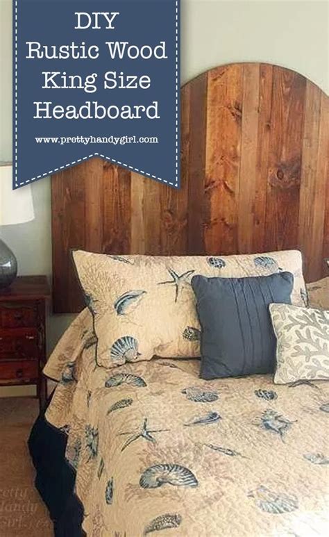 How to Create a Rustic Wood King Headboard | Diy home decor bedroom, Diy furniture projects, Diy ...