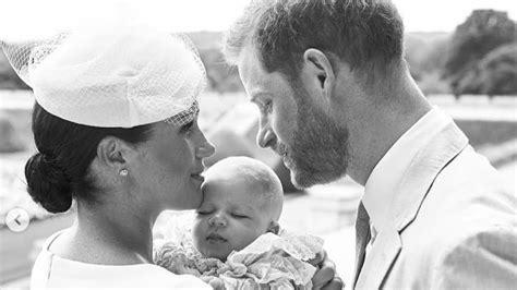 See Baby Archie Close Up In New Photos From His Christening With Meghan ...