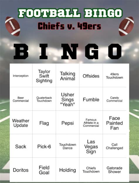 Superbowl Bingo Cards 2024 - Etsy UK