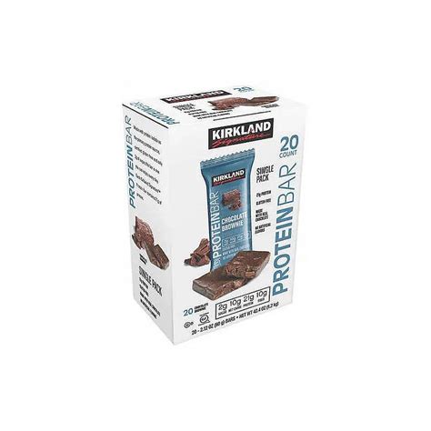 Kirkland Signature Protein Bars, Chocolate Brownie, 20-Count, Single Pack