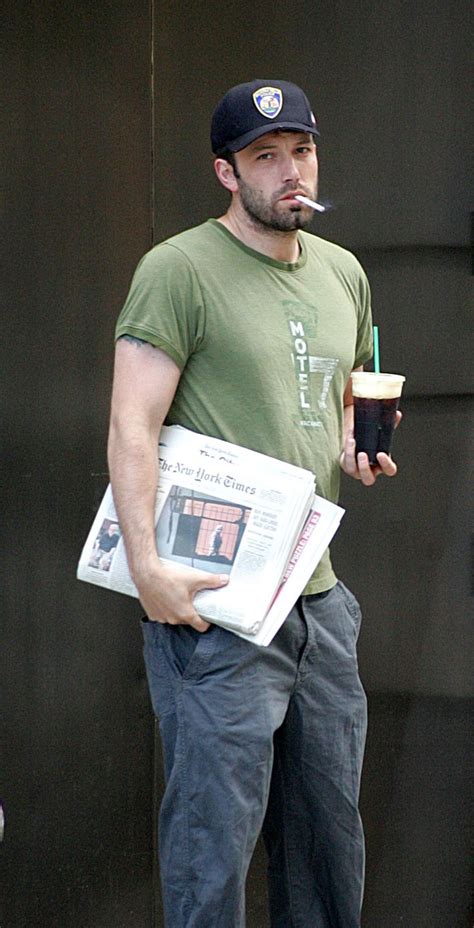 Ben Affleck Smoking Through the Pain of Existence