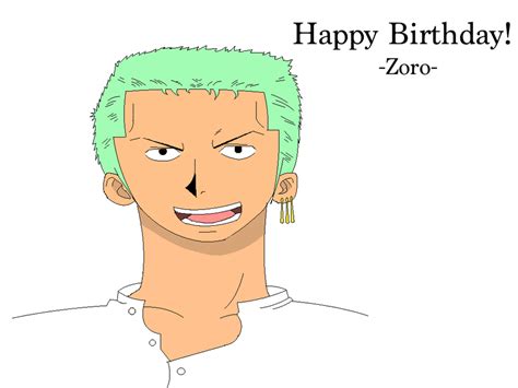 Happy Birthday! -zoro- One Piece by kjhoyt on DeviantArt