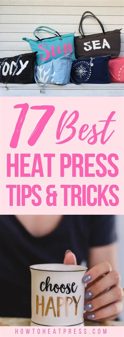 17 Best Heat Press Tips and Tricks