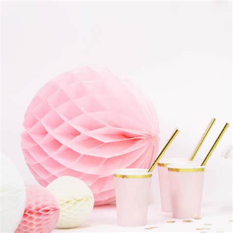 Pink Honeycomb Party Decorations By Postbox Party