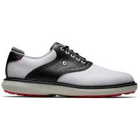 Buy FootJoy Traditions SL Golf Shoes White/Black | Golf Discount