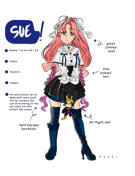 MHA OC: SUE by SushiMeko on DeviantArt