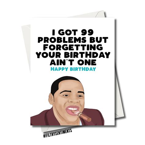 Filthy Sentiments - Jay Z Birthday Card MIN 6 | William Valentine ...