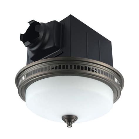 Tuscany™ 110 CFM Ceiling Exhaust Bath Fan with Light | Bath fan, Fan light, Bathroom fan