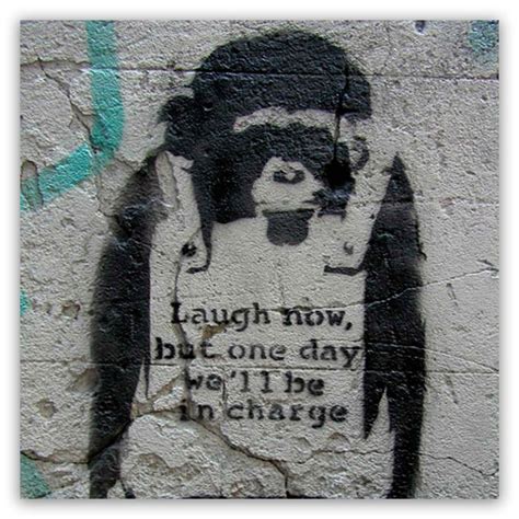 Banksy monkey - Popart Schilderijen - Popart Schilderijen