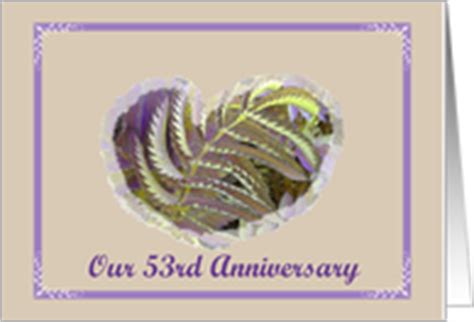 53rd Wedding Anniversary Cards from Greeting Card Universe