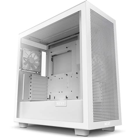 NZXT H7 Flow - CM-H71FW-01 - ATX Mid Tower PC Gaming Case - Front I/O USB Type-C Port - Quick ...