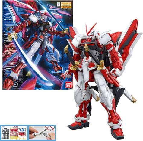 Bandai Hobby MG Gundam Kai Model Kit (1/100 Scale), Astray Red Frame ...