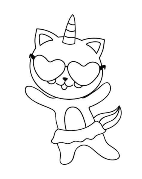 magic kitten high quality free coloring from the - rainbow butterfly ...