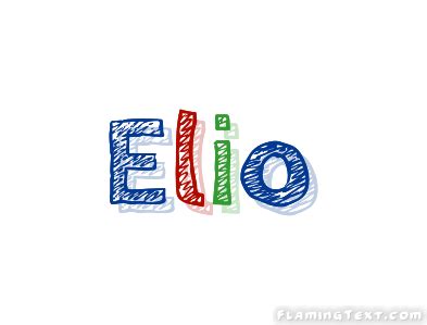 Elio Logo | Free Name Design Tool from Flaming Text