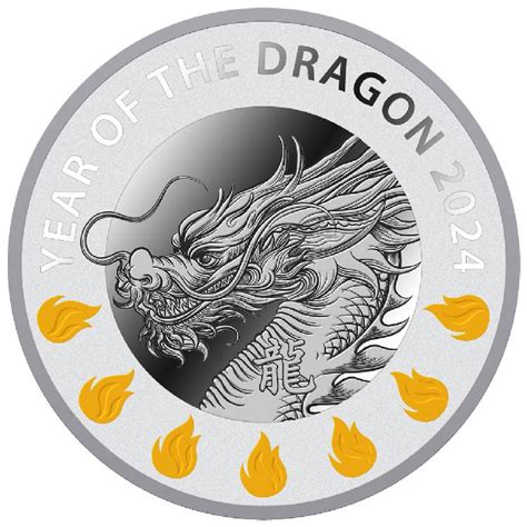 2024 Year Of The Dragon Coin Set - Domini Justina