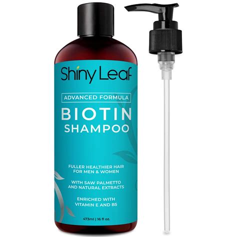 Biotin Shampoo for Hair Growth - Sulfate-Free, Paraben-Free, Thickening Shampoo, Hair Loss ...