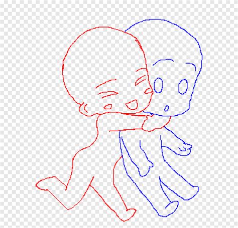 Abrazo chibi dibujo arte humano, chibi, amor, ángulo png | PNGEgg