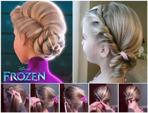 DIY Disney Elsa Frozen Coronation Hairstyle Tutorial Pictures, Photos, and Images for Facebook ...