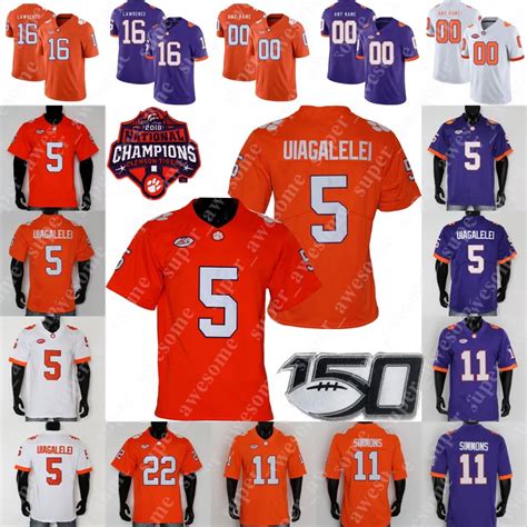 Mejor Precio En A Granel Clemson Tigers Football Jersey D.J. Uiagalelei ...