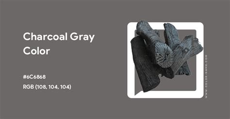 Charcoal Gray color hex code is #6C6868