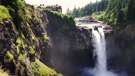 Snoqualmie Falls - the Great Northern Hotel of Twin Peaks - YouTube