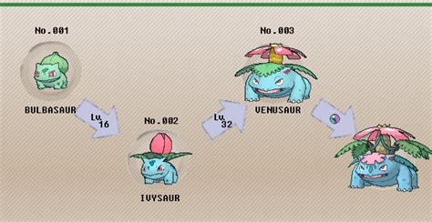 Ivysaur Evolution Chart