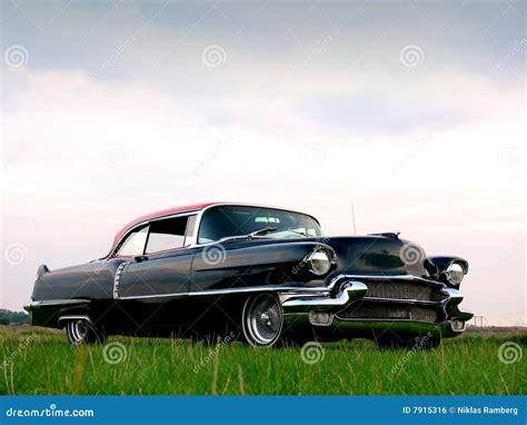 American Classic - Black 1950s Car Royalty Free Stock Image - Image: 7915316