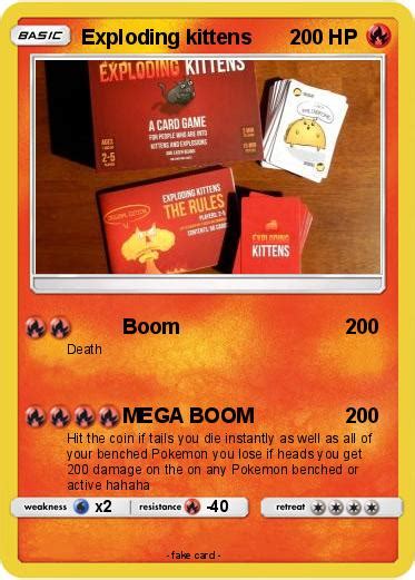 Pokémon Exploding kittens 3 3 - Boom - My Pokemon Card