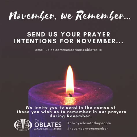 Prayers for November - Missionary Oblates of Mary Immaculate