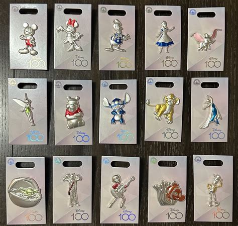 Disney 100 Platinum Character Open Edition Pin Series - Disney Pins Blog