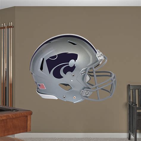 Life-Size Kansas State Wildcats Helmet Wall Decal | Shop Fathead® for Kansas State Wildcats Decor