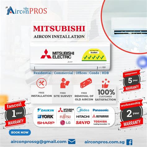 Mitsubishi Aircon Installation - Airconprossingapore - Medium