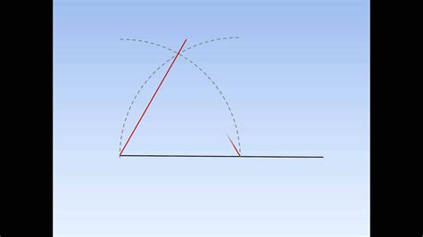 Constructing an equilateral triangle using a compass and ruler - YouTube